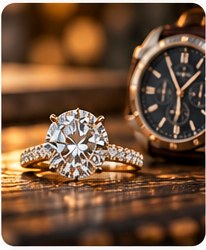 Jewelry and a watch